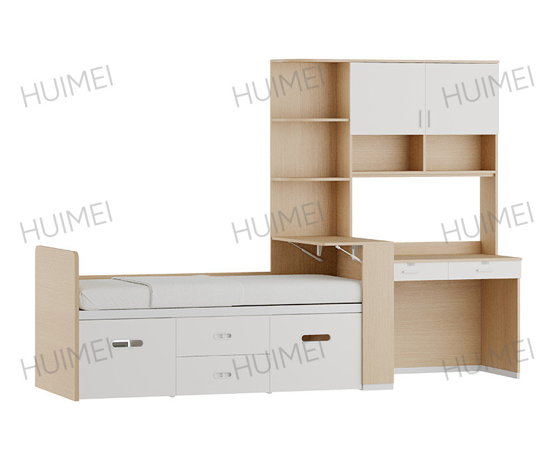 Cama de combinação multi-funcional, cama de dormitório multifuncional, mesa de beliche, gabinete combinado, móveis integrados do dormitório, cama de beliche multifuncional