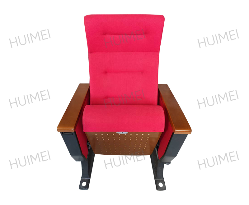 Cadeira estofada luxuosa para auditório Hui Mei azul ou vermelha HMZX-004